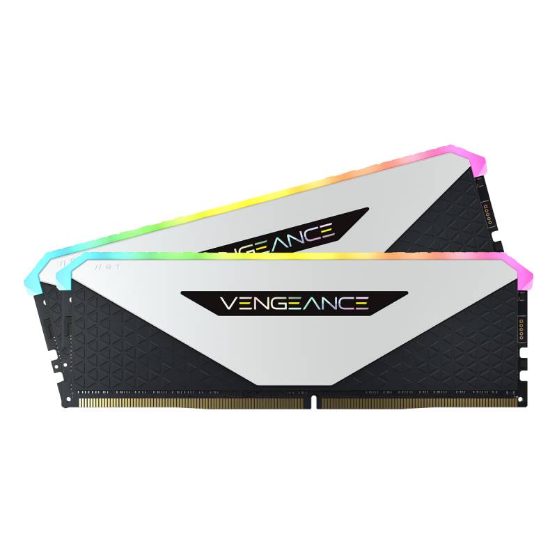 Corsair Vengeance RGB RT Weiß 16GB Kit (2x8GB) DDR4-3200 CL16 DIMM Arbeitsspeicher von Corsair