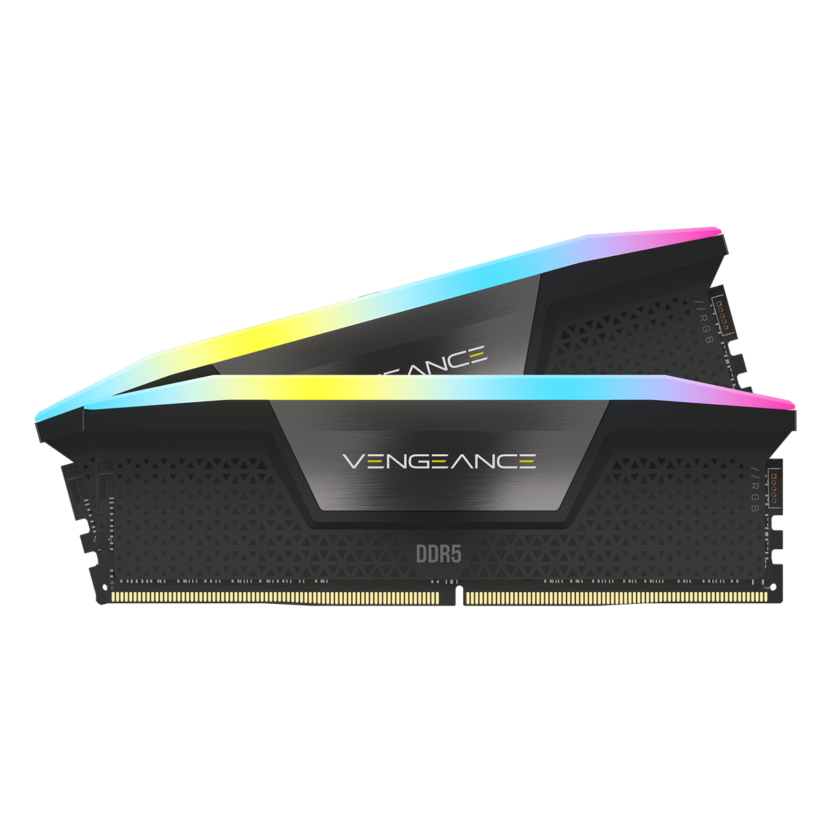 Corsair Vengeance RGB Schwarz 32GB Kit (2x16GB) DDR5-6000 CL38 DIMM Arbeitsspeicher von Corsair