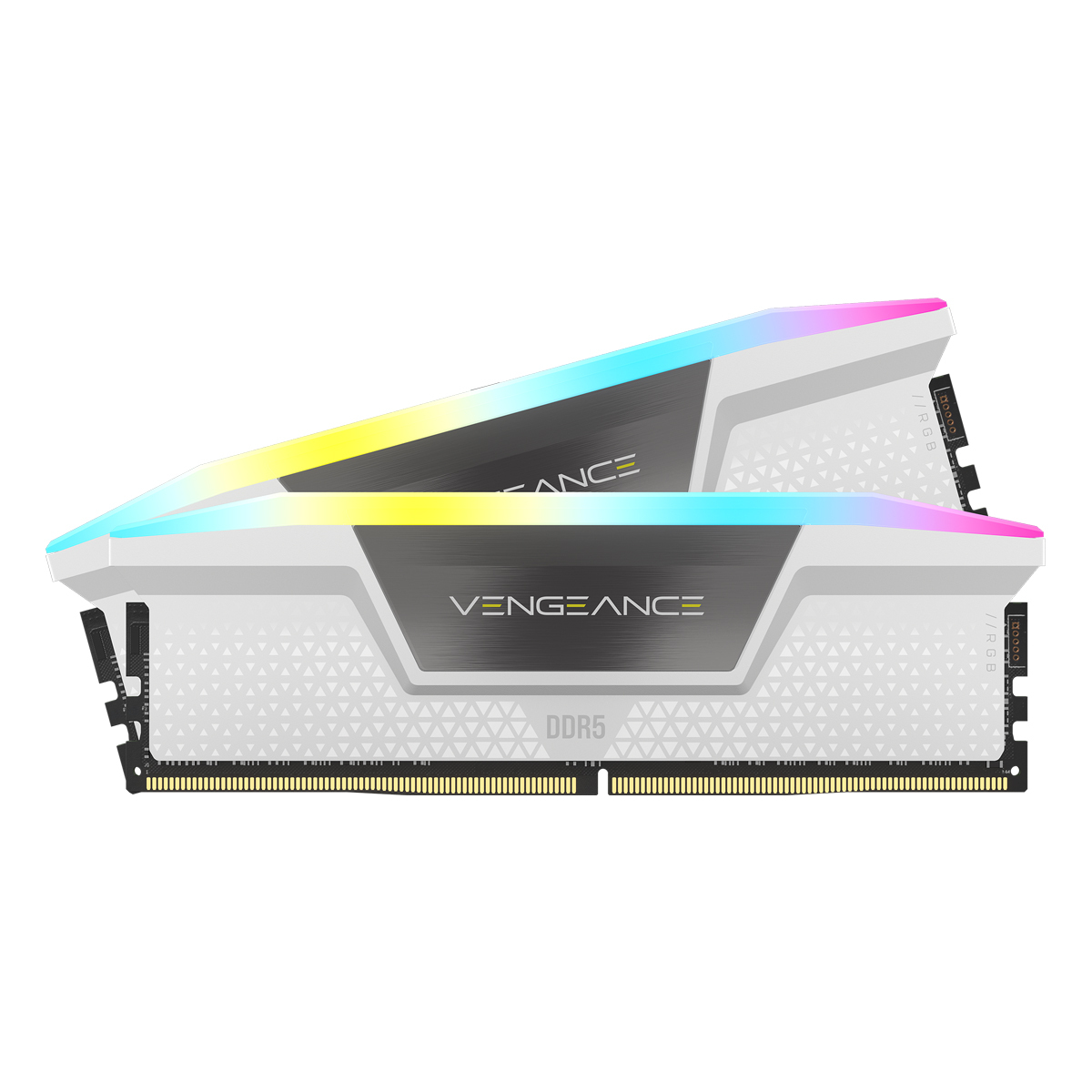 Corsair Vengeance RGB Weiß 32GB Kit (2x16GB) DDR5-5200 CL40 DIMM Arbeitsspeicher von Corsair