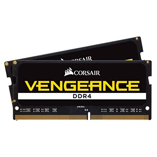 Corsair Vengeance SODIMM 16GB (2x8GB) DDR4 2400MHz CL16 Speicher für Laptop/Notebooks (Unterstützung für Intel Core™ i5 und i7 Prozessoren der 6. Generation) Schwarz von Corsair