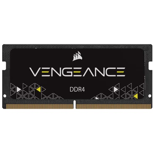 Corsair Vengeance SODIMM 8GB (1x8GB) DDR4 2400MHz CL16 Speicher für Laptop/Notebooks (Unterstützung für Intel Core™ i5 und i7 Prozessoren der 6. Generation) Schwarz von Corsair