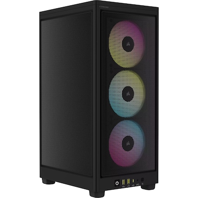 Corsair iCUE 2000D RGB Airflow schwarz Mini Tower ITX Gaming Gehäuse von Corsair