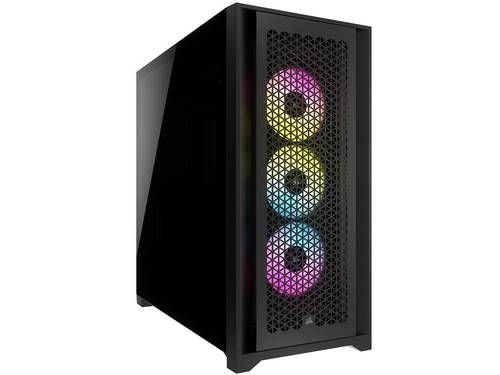 Corsair iCUE 5000D RGB Airflow Midi-Tower PC-Gehäuse Schwarz Corsair iCUE 5000D RGB Airflow Midi-Tower PC-Gehäuse Schwarz von Corsair
