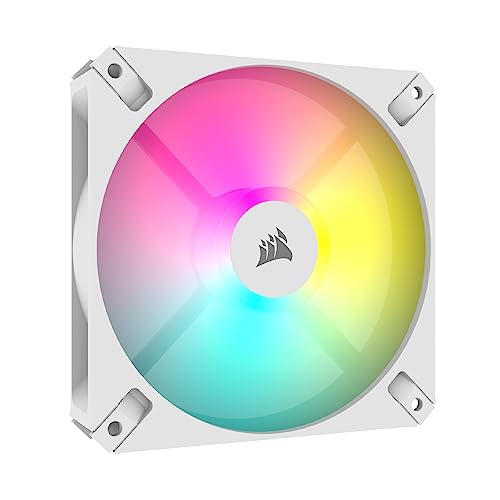 Corsair iCUE AR120 RGB Digital 120mm ARGB-Kompatibler Lüfter - Weiß Corsair iCUE AR120 RGB Digital 120mm ARGB-Kompatibler Lüfter - Weiß von Corsair