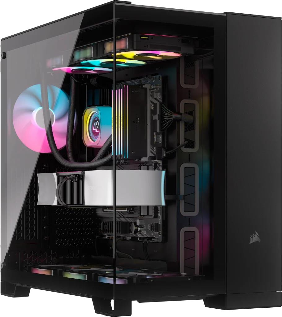 Corsair iCUE LINK 6500X RGB - Midi Tower - PC - Schwarz - ATX - 120,140,240,280,360 mm - 2.5,3.5 (CC-9011269-WW) von Corsair