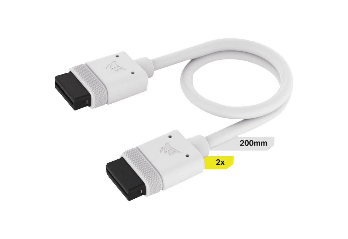 Corsair iCUE LINK Kabel, 200mm, gerade Stromkabel von Corsair