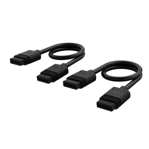 Corsair iCUE LINK Kabel - 200mm Gerade - Schwarz von Corsair