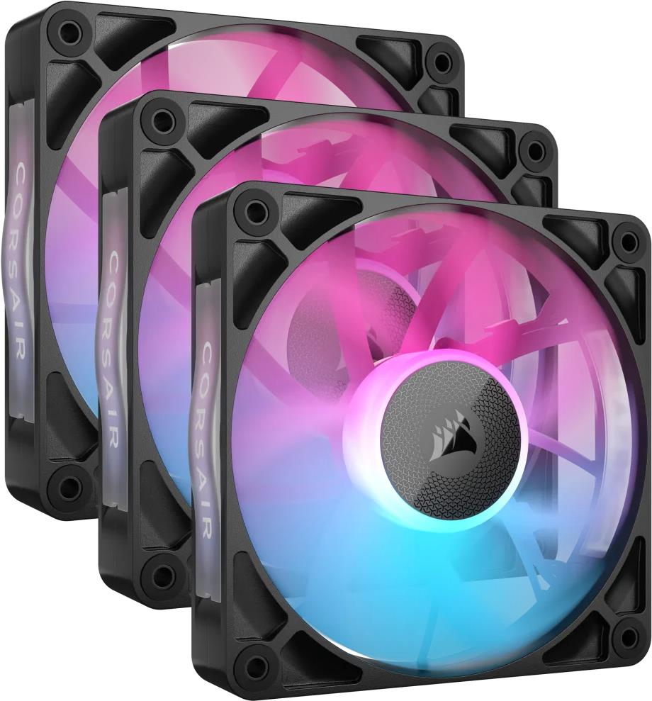 Corsair iCUE LINK RX120 RGB Computergehäuse Ventilator 12 cm Schwarz 3 Stück(e) (CO-9051018-WW) von Corsair