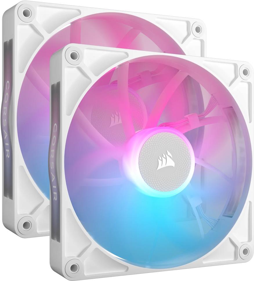 CORSAIR iCUE Link RX140 RGB Twin Starter Kit - Gehäuselüfter - 140 mm - weiß (Packung mit 2) (CO-9051024-WW) von Corsair
