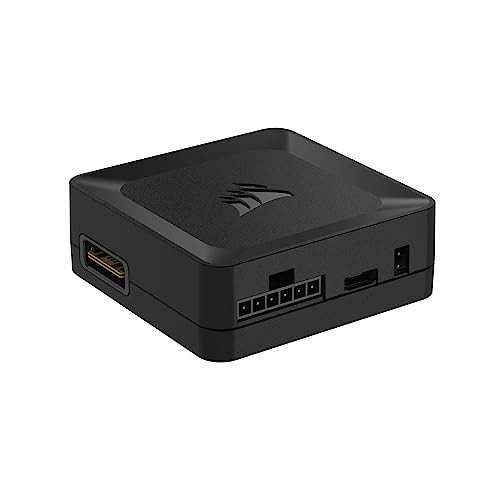 Corsair iCUE LINK System-Hub – Verbindet bis zu 14 iCUE LINK-Geräte – Reduziert Kabelgewirr – Innovatives EIN-Kabel-Design – Schwarz Corsair iCUE LINK System-Hub – Verbindet bis zu 14 iCUE LINK-Geräte – Reduziert Kabelgewirr – Innovatives EIN-Kabel-Design – Schwarz von Corsair