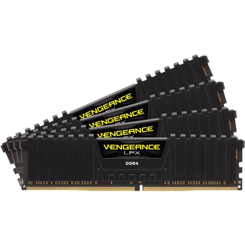 DIMM 64 GB DDR4-2666 (4x 16 GB) Quad-Kit, Arbeitsspeicher von Corsair