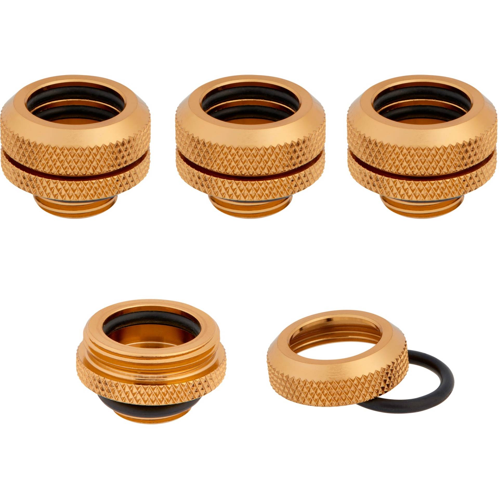 Hydro X Series XF Hardline-Armatur, AD 14 mm, Viererpack, Verbindung Hydro X Series XF Hardline-Armatur, AD 14 mm, Viererpack, Verbindung von Corsair