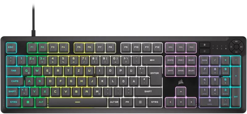 K55 Core RGB (DE) Gaming Tastatur grau von Corsair