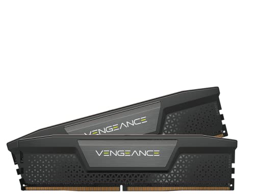 CORSAIR Vengeance DDR5 RAM 32GB (2x16GB) 6000MHz CL30 AMD Expo iCUE Kompatibler Computerspeicher - Grau (CMK32GX5M2B6000Z30) von Corsair