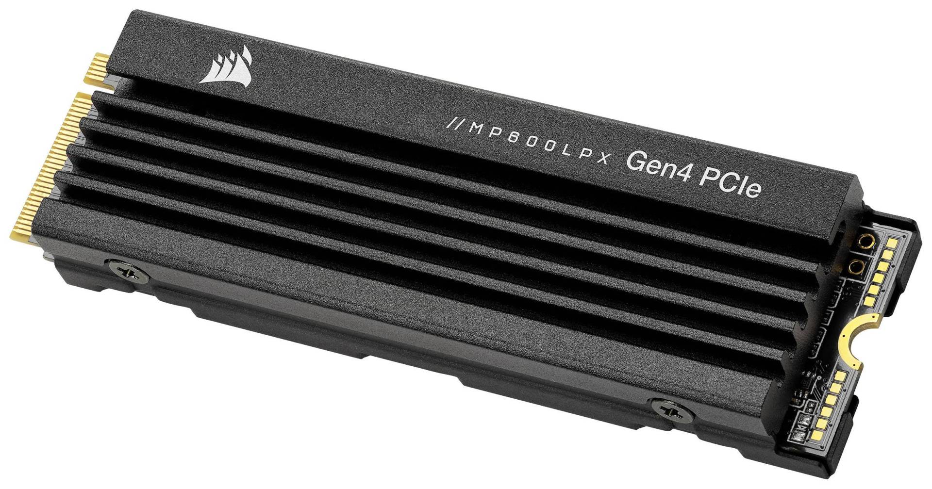 SSD 2TB CORSAIR M.2 PCI-E NVMe Gen4 MP600 PRO LPX retail SSD 2TB CORSAIR M.2 PCI-E NVMe Gen4 MP600 PRO LPX retail von Corsair