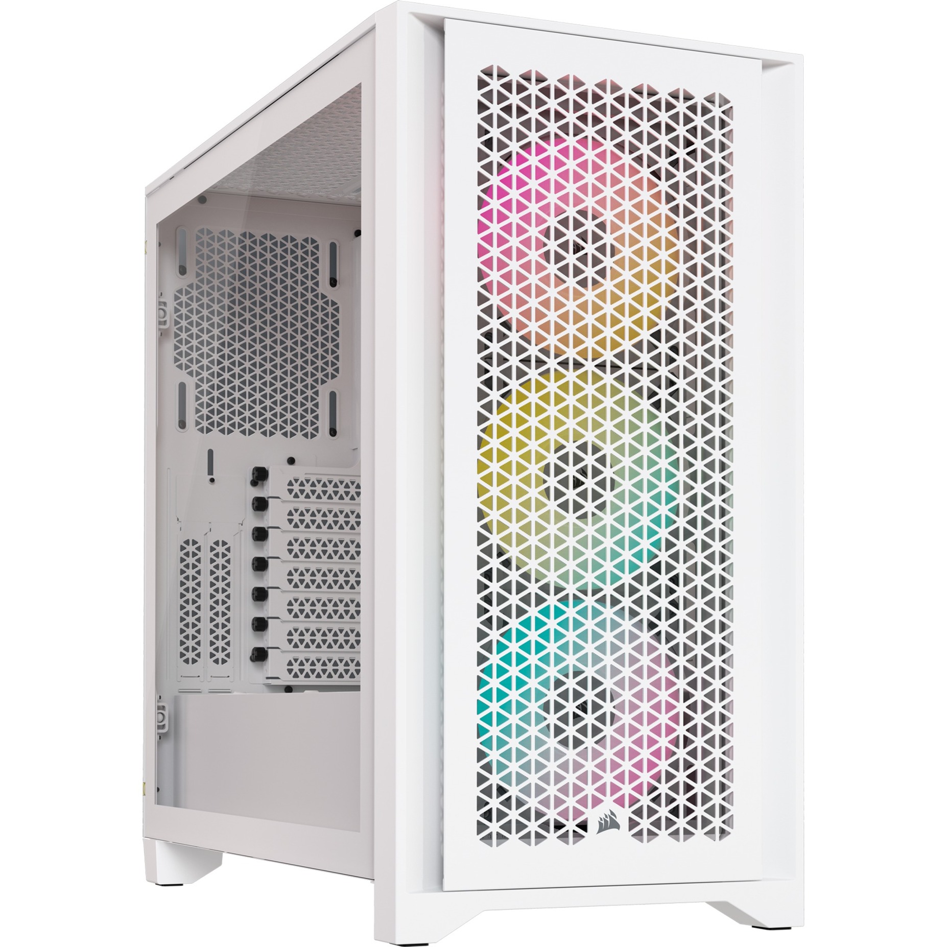 iCUE 4000D RGB AIRFLOW True White, Tower-Gehäuse von Corsair