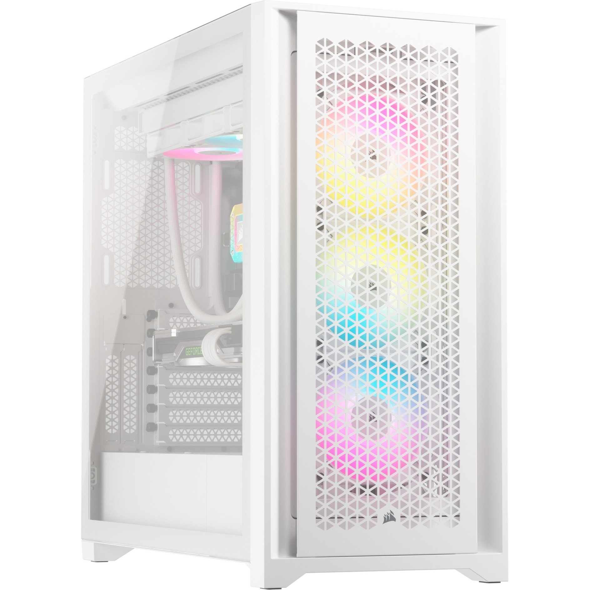 iCUE 5000D RGB AIRFLOW True White, Tower-Gehäuse von Corsair