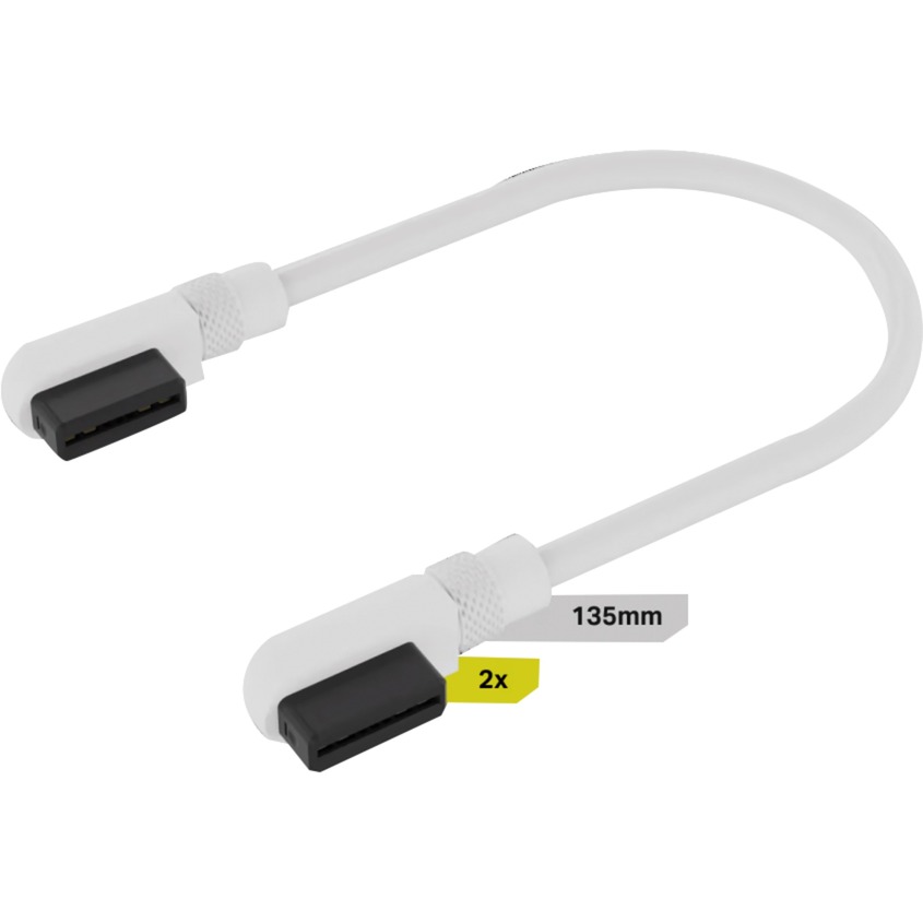 iCUE LINK Slim-Kabel, 135mm, 90° abgewinkelt iCUE LINK Slim-Kabel, 135mm, 90° abgewinkelt von Corsair