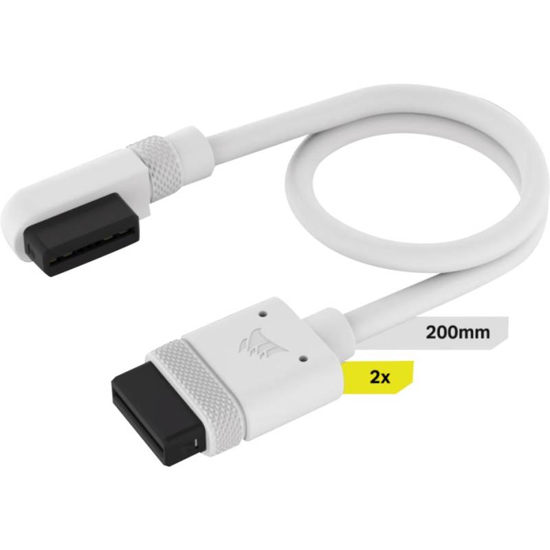 iCUE LINK Slim-Kabel, 200mm, 90° abgewinkelt von Corsair