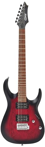 Cort B-001-1700-0 Solid Body Open Pore Black Burst E-Gitarre von Cort