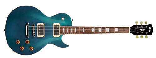 Cort Classic Rock CR200 Flip Blue Electric Guitar with Pearlescent Finish von Cort