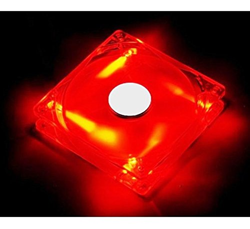 Lüfter cortek Case Transparent 12 x 12 x 2,5 cm LED Red 2 X molex 4 Pin von Cortek