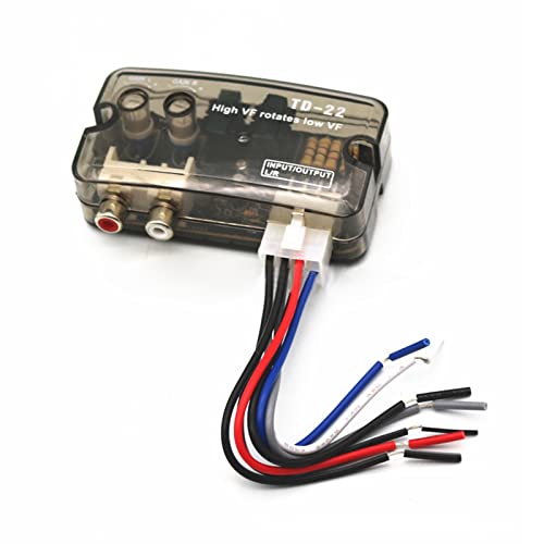 Auto -Audio -Konverter, Leitungsausgangswandler mit Verzögerungsfunktion 12V Einstellbares Hoch Bis Niederfrequenzwandler Audio Verstärker Leitungsausgangsausgangswandler für Subwoofer für CAR Stereos Auto -Audio -Konverter, Leitungsausgangswandler mit Verzögerungsfunktion 12V Einstellbares Hoch Bis Niederfrequenzwandler Audio Verstärker Leitungsausgangsausgangswandler für Subwoofer für CAR Stereos von Cosiki