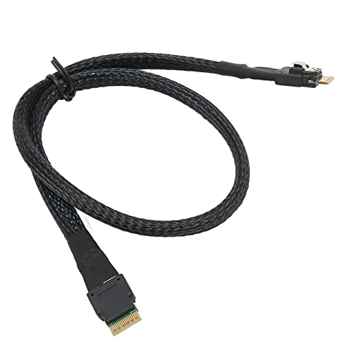 Cosiki HDD-Datenkabel, Slim Soft Slim SAS-Kabel, Verzinnter Kern, 12 GBPS Zum Austausch (1m/39.4in) von Cosiki