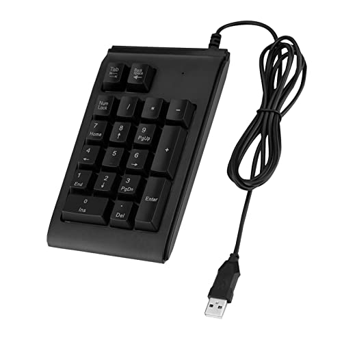Cosiki Mechanischer Nummernblock, Mechanischer Nummernblock, USB-Zifferntastatur, Mechanisches Touch-Feeling, 19 Tasten, 3-Farben-Tastatur, Nummernblock, Nummernblock von Cosiki