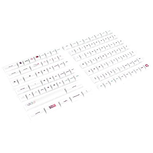 Cosiki Weiße Tastenkappen, Tastenkappen-Sets, langlebig, ölbeständig für mechanische Tastaturen als Ersatz für den täglichen Gebrauch für defekte (weiß) von Cosiki