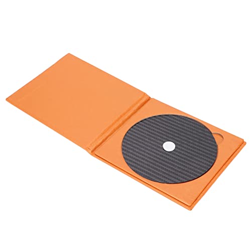 Stabilisator für CD DVD Stabilisator CD DVD aus Kohlefaser, nicht magnetisch, für obere Plattenspieler (schwarz) von Cosiki