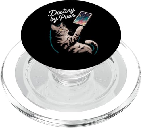 Destiny by Paws Katze Tarot-Design PopSockets PopGrip für MagSafe Destiny by Paws Katze Tarot-Design PopSockets PopGrip für MagSafe von Cosmic Cat Creations