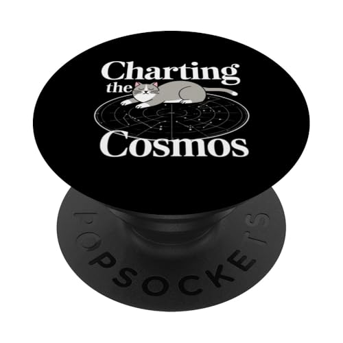 Gestaltung des Cosmos Cat Designs PopSockets Klebender PopGrip von Cosmic Cat Creations