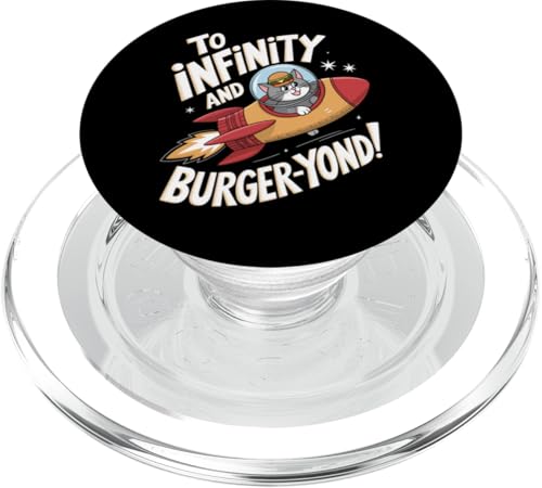 Space Cat Burger Rakete Design PopSockets PopGrip für MagSafe Space Cat Burger Rakete Design PopSockets PopGrip für MagSafe von Cosmic Cat Creations