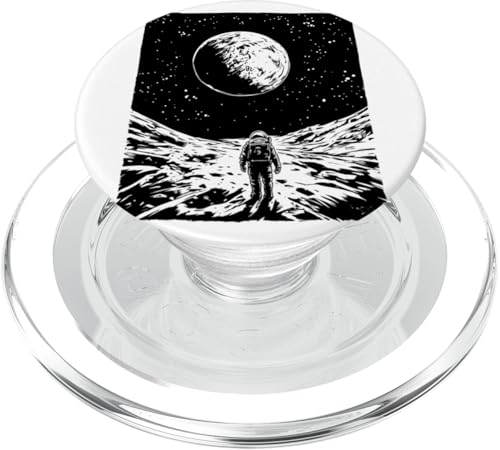 Astronaut Mond Weltraum Kunstwerk Planeten Galaxie Erkundung PopSockets PopGrip für MagSafe Astronaut Mond Weltraum Kunstwerk Planeten Galaxie Erkundung PopSockets PopGrip für MagSafe von Cosmic Landscape and Astronaut Artwork