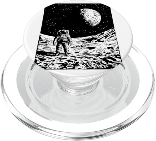 Astronaut Mond Weltraum Kunstwerk Planeten PopSockets PopGrip für MagSafe Astronaut Mond Weltraum Kunstwerk Planeten PopSockets PopGrip für MagSafe von Cosmic Landscape and Astronaut Artwork