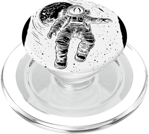 Astronaut schwebt im Weltraum PopSockets PopGrip für MagSafe Astronaut schwebt im Weltraum PopSockets PopGrip für MagSafe von Cosmic Landscape and Astronaut Artwork