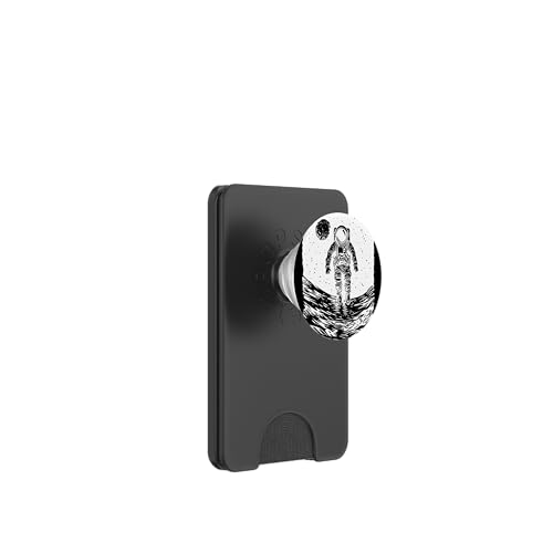 Astronaut schwebt im Weltraum Sci-Fi Ästhetische Galaxie PopSockets PopWallet für MagSafe Astronaut schwebt im Weltraum Sci-Fi Ästhetische Galaxie PopSockets PopWallet für MagSafe von Cosmic Landscape and Astronaut Artwork