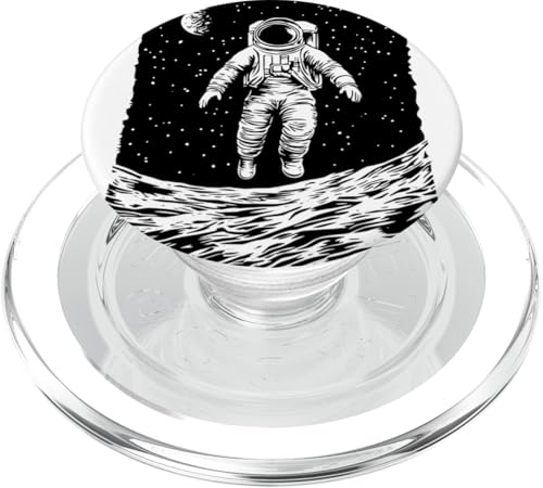 Futuristischer Astronaut schwebt im Weltraum PopSockets PopGrip für MagSafe Futuristischer Astronaut schwebt im Weltraum PopSockets PopGrip für MagSafe von Cosmic Landscape and Astronaut Artwork