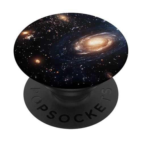 Sterne Nebel Weltraum Muster Universum Astronomie PopSockets Klebender PopGrip von Cosmic and Space Designs