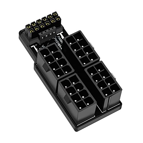 Cosmin Für RTX 4090 4080 Grafikkarte ATX3.0 4X8Pin 12+4Pin Netzteil 180 Grad abgewinkelter Stecker für Netzteilkabel, A Cosmin Für RTX 4090 4080 Grafikkarte ATX3.0 4X8Pin 12+4Pin Netzteil 180 Grad abgewinkelter Stecker für Netzteilkabel, A von Cosmin
