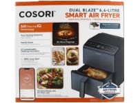 Cosori Dual Blaze Smart Air Fryer – CAF-P583S-KEUR – 6,4 Liter – Dunkelgrau von Cosori