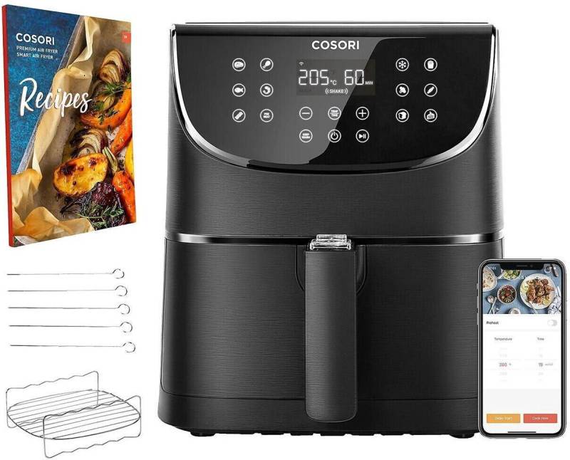 Cosori Heißluftfritteuse 5,5L, schwarz von Cosori