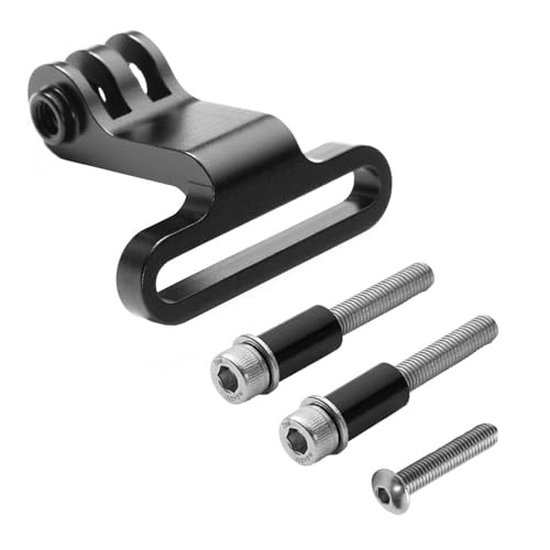 Cosswe Fahrrad Kamera Halterung Adapter Aluminiumlegierung Fahrradstiel Action Kamerahalterung Adapter Zubehör für Gopro Sport Action Camera Mount Stativhalterung von Cosswe