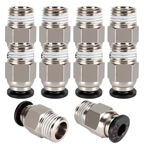 PC4-M10 Stecker 10 Stück PC4-M10 Connector PC4-M10 Pneumatischer Anschluss PC4-M10 Pneumatik Verbinder PC4-M10 Gerade Pneumatikkupplung Schnellverbinder zum Einstecken für 3D-Drucker PC4-M10 Stecker 10 Stück PC4-M10 Connector PC4-M10 Pneumatischer Anschluss PC4-M10 Pneumatik Verbinder PC4-M10 Gerade Pneumatikkupplung Schnellverbinder zum Einstecken für 3D-Drucker von Cosswe