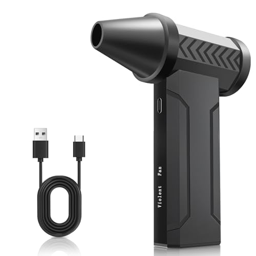 Cosyall Elektrische Staubgebläse, 4-Gang 160000 U/min, Druckluft Compressed Air Duster mit 10000mAh Akku, Mini Gebläse für PC Reinigungsset, Auto, Sofa Cosyall Elektrische Staubgebläse, 4-Gang 160000 U/min, Druckluft Compressed Air Duster mit 10000mAh Akku, Mini Gebläse für PC Reinigungsset, Auto, Sofa von Cosyall