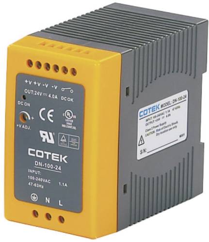 Cotek DN 100-15 Hutschienen-Netzteil (DIN-Rail) 15 V/DC 6.4A 96W Anzahl Ausgänge:1 x Inhalt 1St. von Cotek