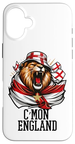 C'mon England Flagge Löwe Roar Euro Fußball Löwin Hülle für iPhone 16 Plus C'mon England Flagge Löwe Roar Euro Fußball Löwin Hülle für iPhone 16 Plus von Coto7