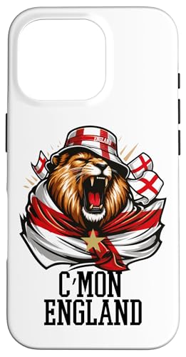 C'mon England Flagge Löwe Roar Euro Fußball Löwin Hülle für iPhone 16 Pro C'mon England Flagge Löwe Roar Euro Fußball Löwin Hülle für iPhone 16 Pro von Coto7