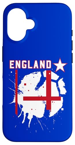 England Abstraktes St. George Cross Euro Fußball Löwin Hülle für iPhone 16 England Abstraktes St. George Cross Euro Fußball Löwin Hülle für iPhone 16 von Coto7